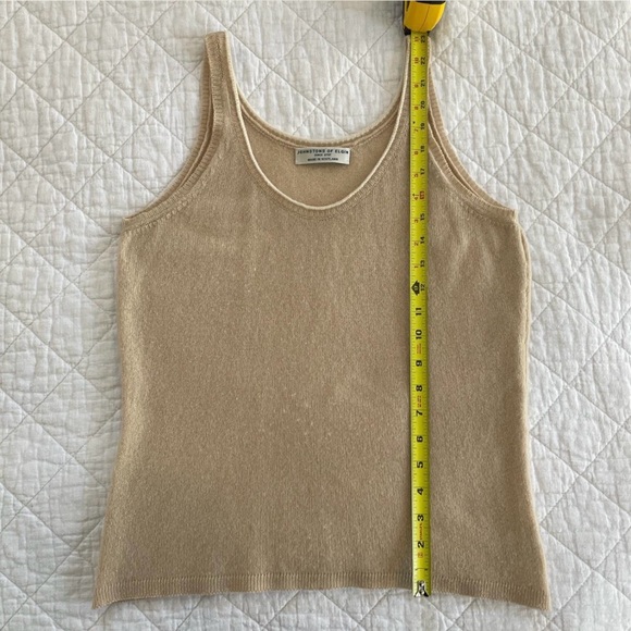 Cashmere Knit Tank Top Made in Scotland - Picture 5 of 6